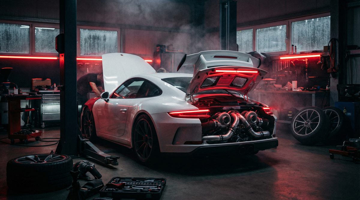 网红主播保时捷911改装实录