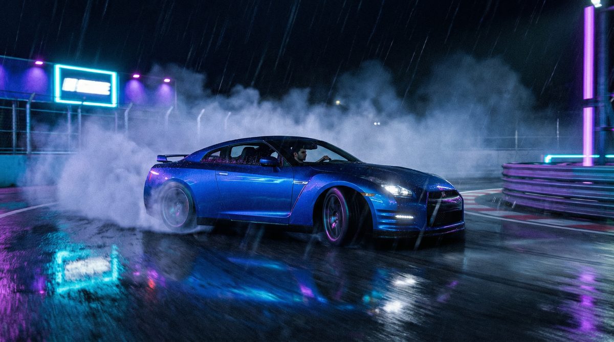 网红主播GTR漂移视频教程