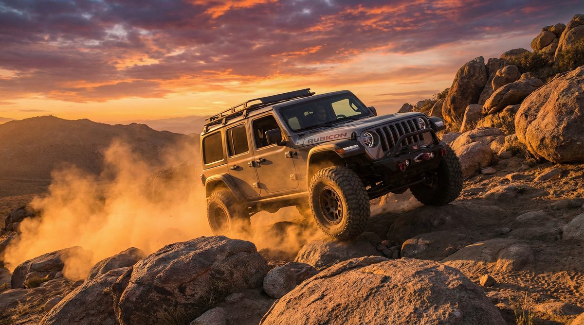 网红主播越野车穿越视频